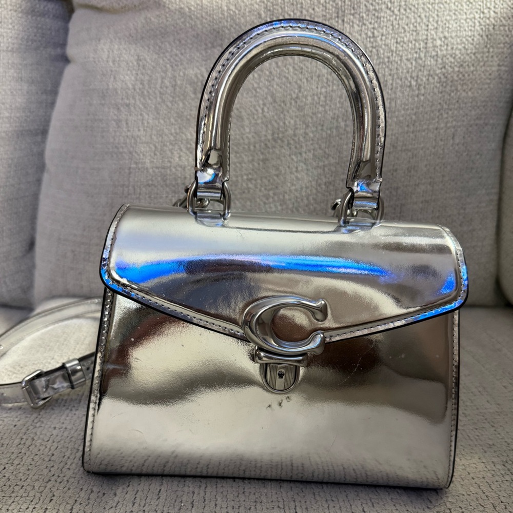 Coach Sammy Top Handle Metallic